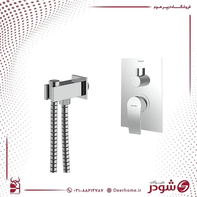 شیر توالت بیده توکار شودر مدل رومر پلاس — تصویر ۱۰