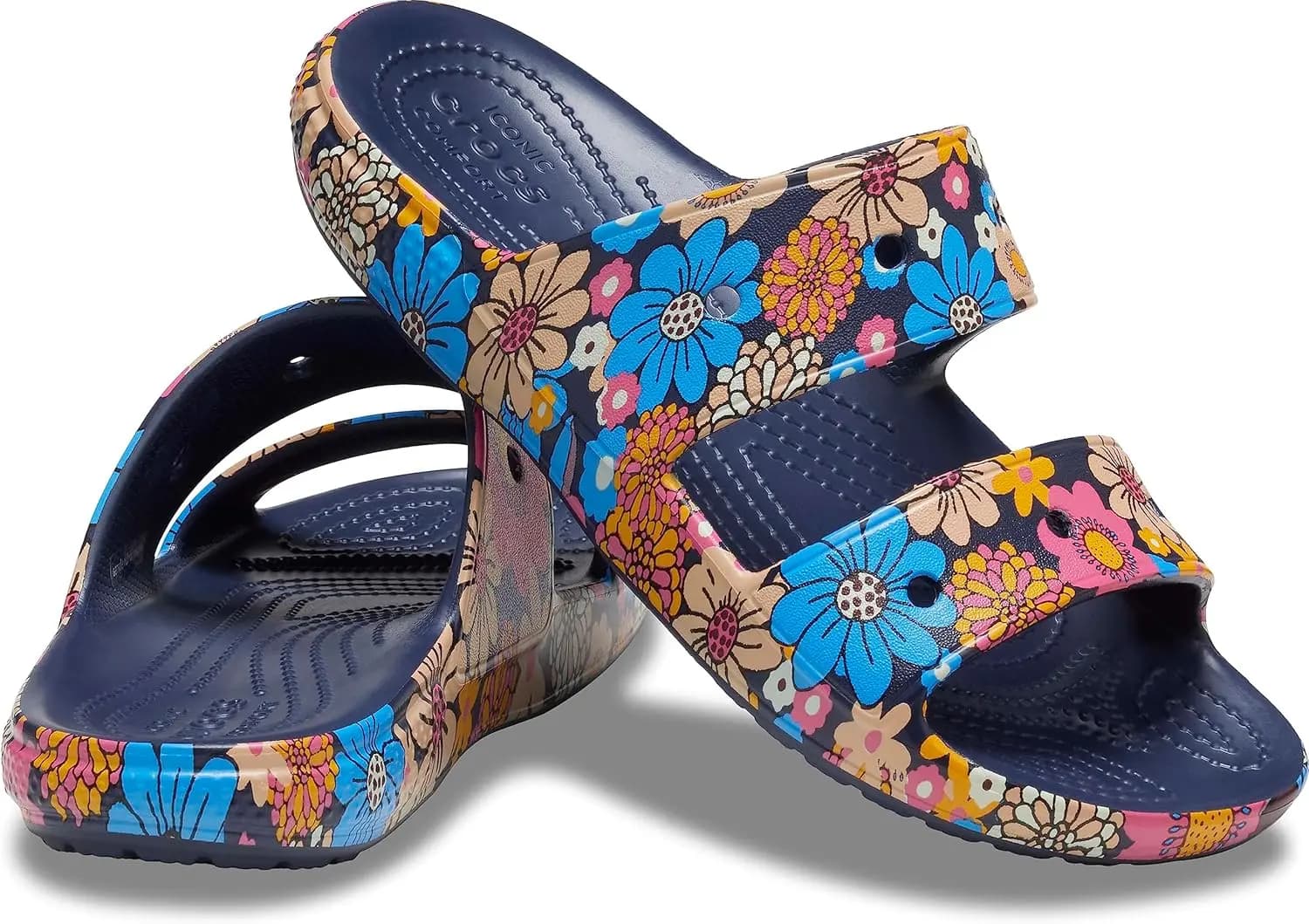 کراکس صندل کلاسیک Floral — تصویر ۳