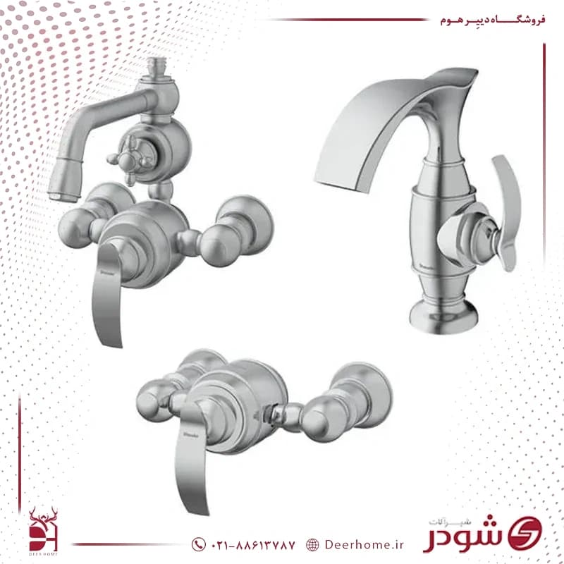 ست شیرآلات شودر مدل گلوریس — تصویر ۷