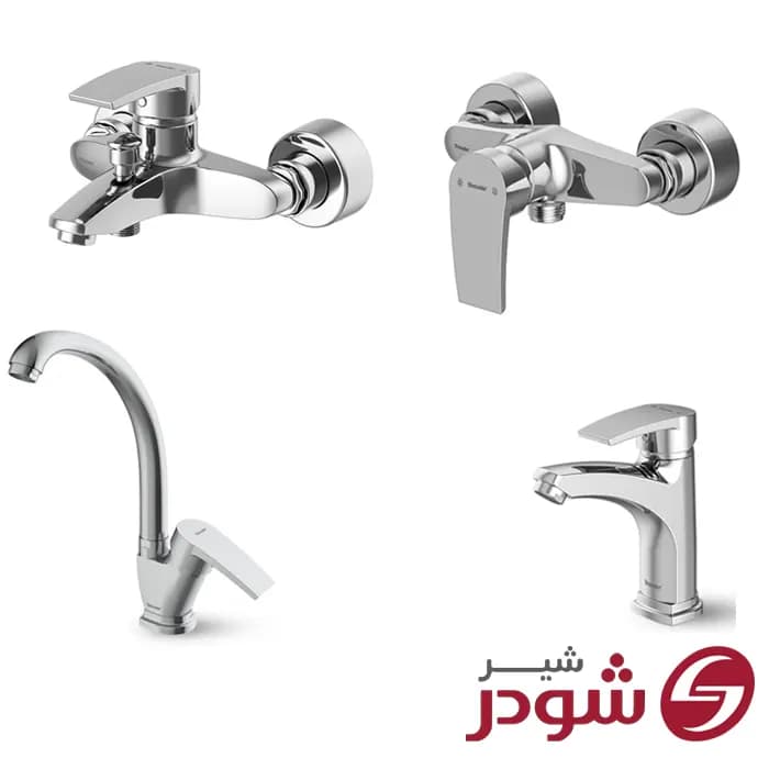 ست شیرآلات شودر مدل پلاس — تصویر ۹