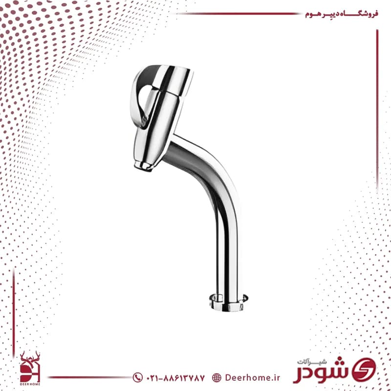 شیر روشویی پایه بلند شودر مدل دانته — تصویر ۱۰