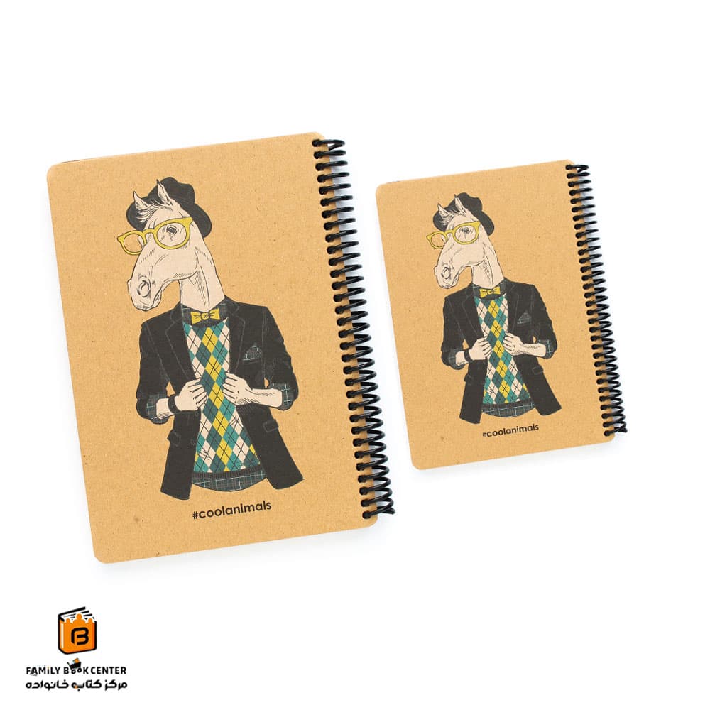 دفتر و دفترچه کرافت حیوانات دات نوت طرح اسب (dotnote)