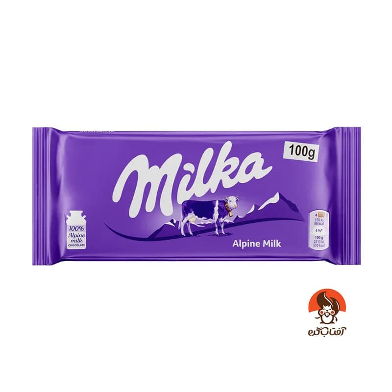 میلکا شکلاتی ساده