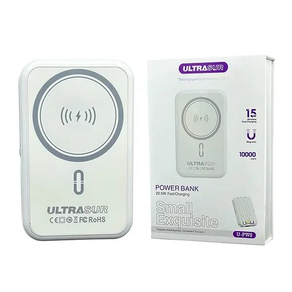 پاوربانک وایرلس اولتراسور مدل U-PW5 ظرفیت 10000mAh — تصویر ۲