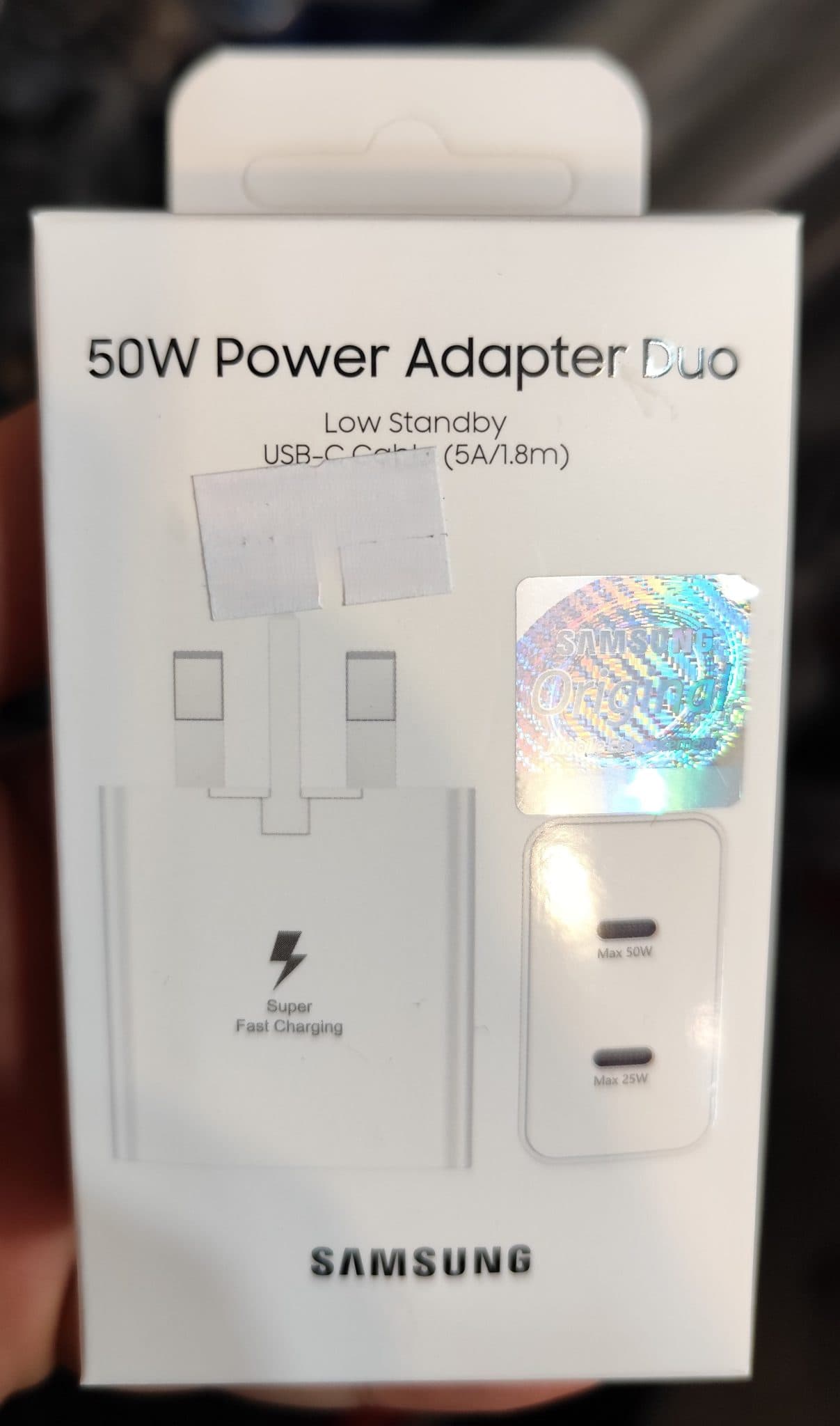 شارژر اورجینال سامسونگ 50 وات همراه کابل USB-C — تصویر ۷