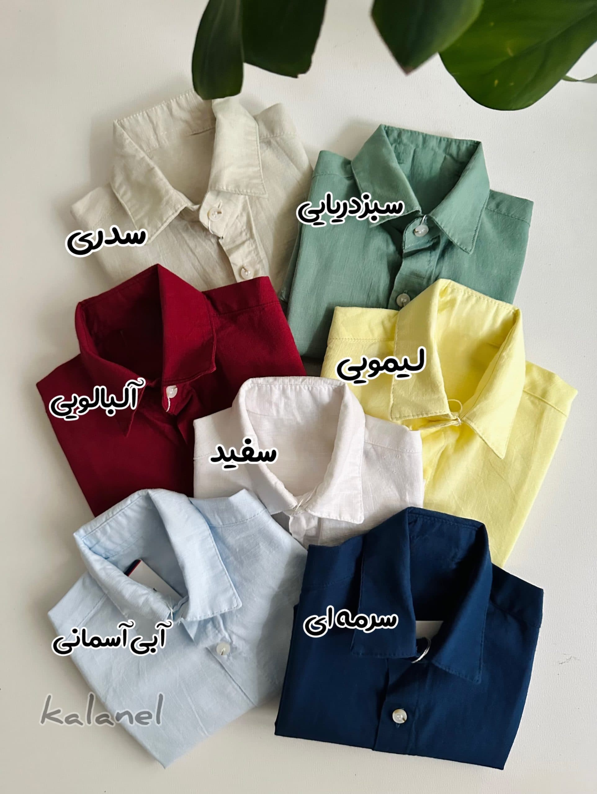 پیراهن یقه دار استین کوتاه ترک — تصویر ۳