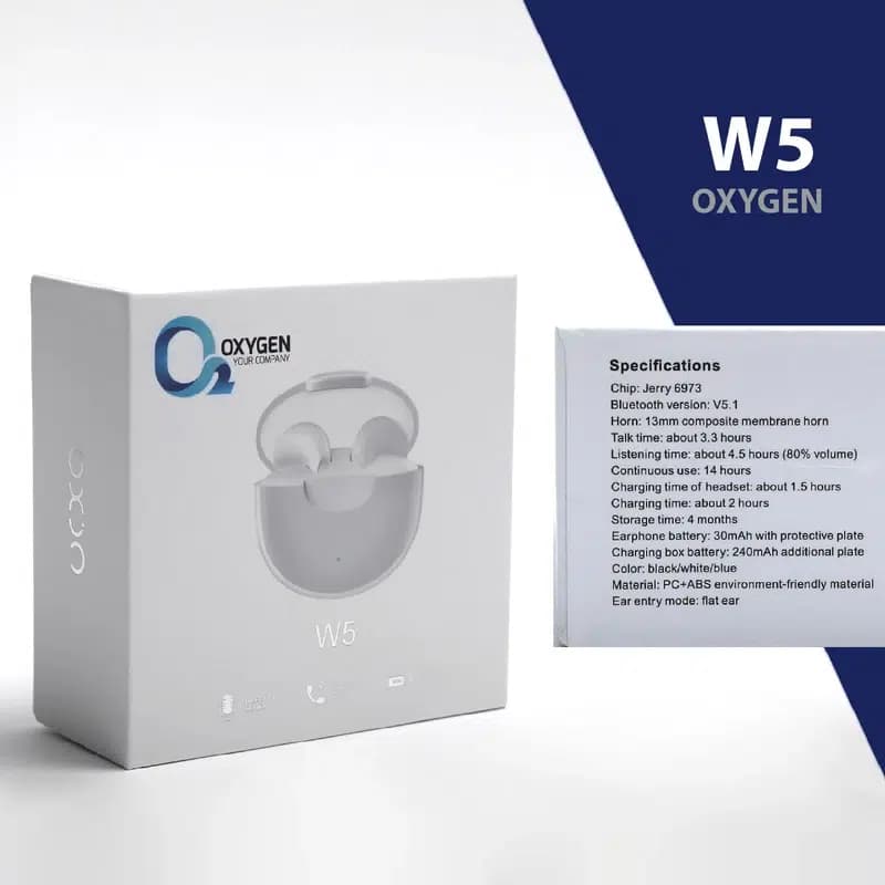 هدفون بی سیم اکسیژن مدل W5 — تصویر ۹