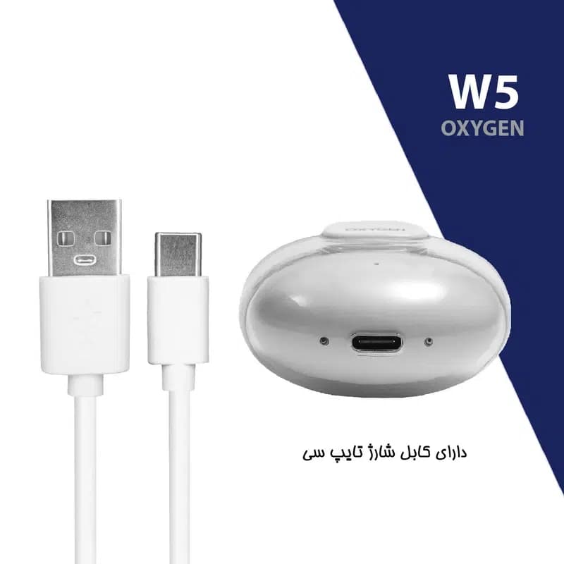 هدفون بی سیم اکسیژن مدل W5 — تصویر ۶