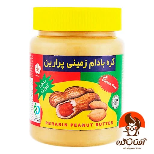کره بادام زمینی ساده پرارین (350 گرمی)