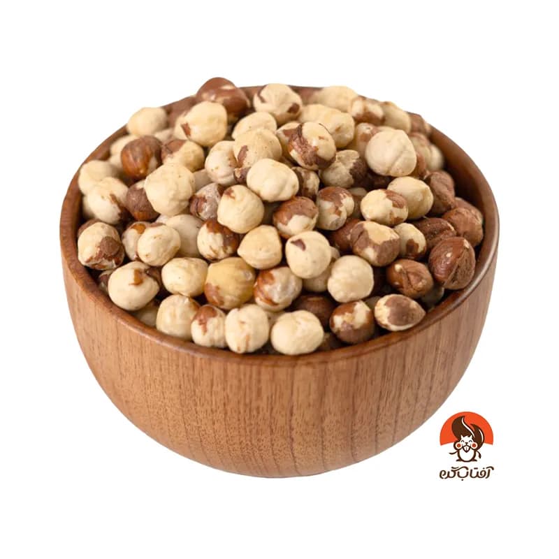مغز فندق ایرانی برشته بی نمک