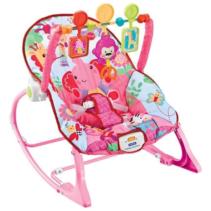 بونسر و نی نی لای لای صورتی فیل فیشرپرایس Fisherprice