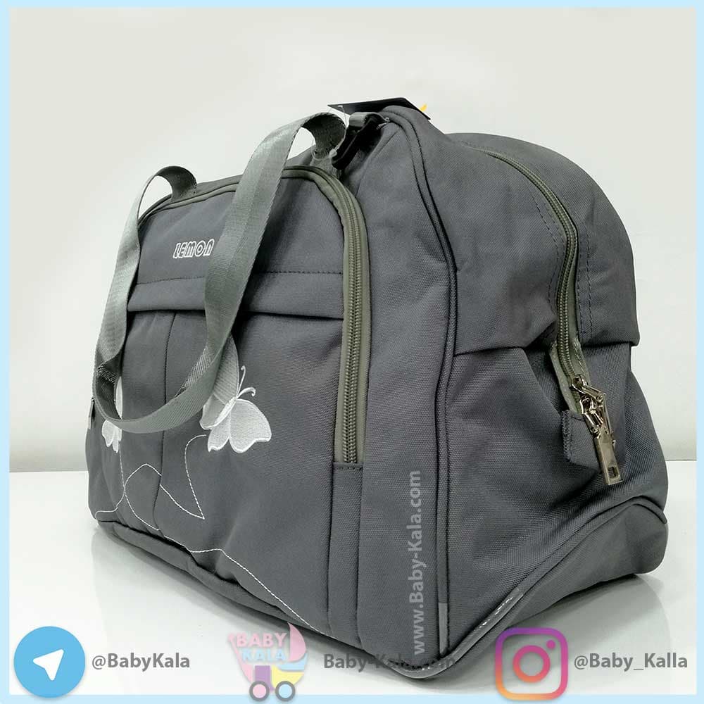 کیف بزرگ مادر طوسی لمون Lemon — تصویر ۶