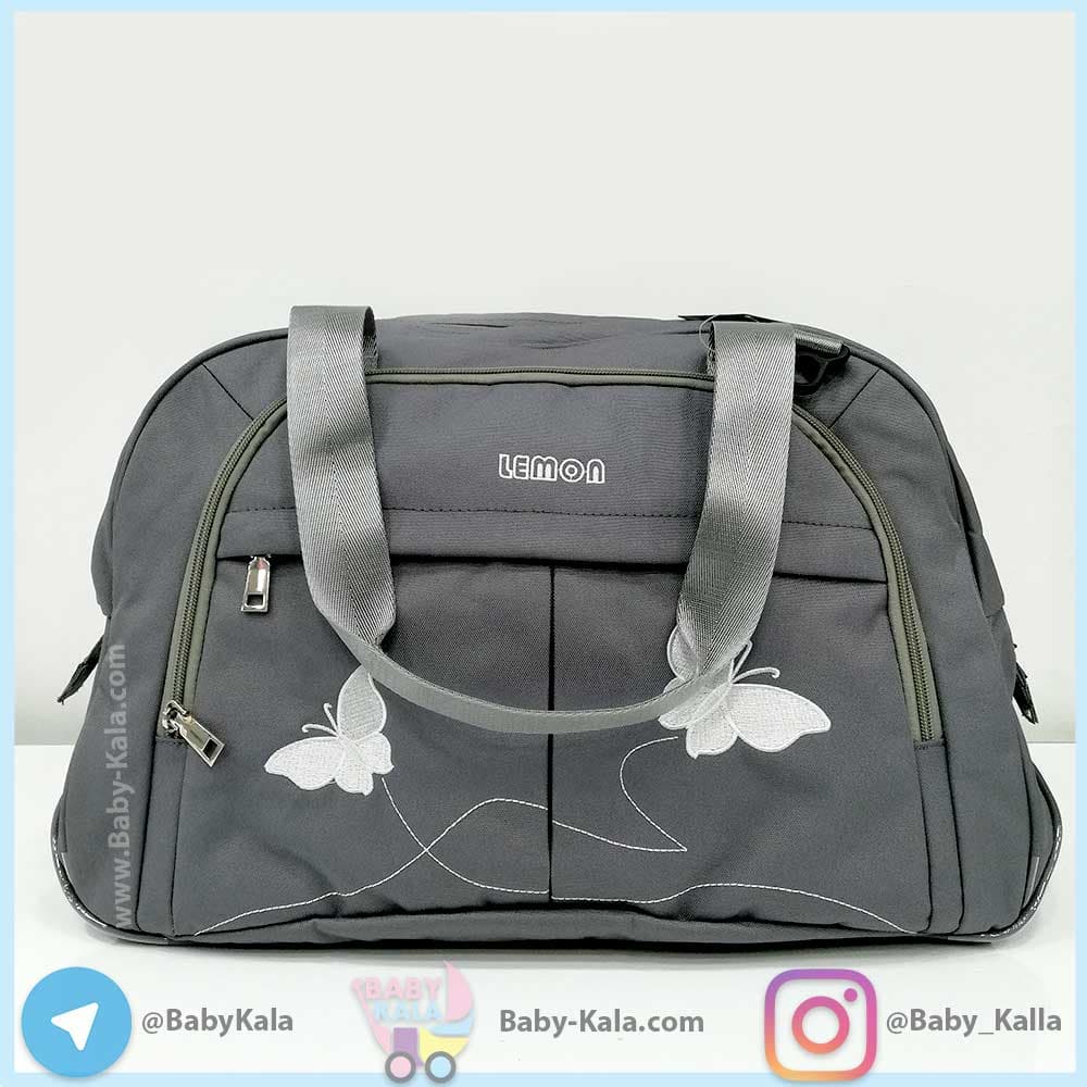 کیف بزرگ مادر طوسی لمون Lemon — تصویر ۴