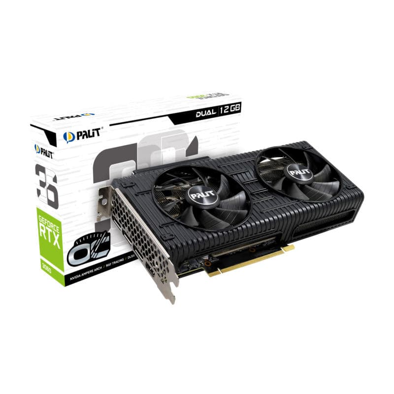 کارت گرافیک پالیت مدل GeForce RTX 3060 Dual 12G