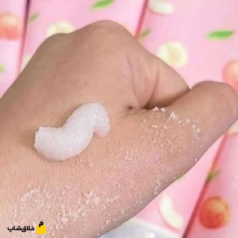 نمک بدن هلو روشن کننده و نرم کننده پوست بیوآکوا 250 میل اورجینال — تصویر ۵