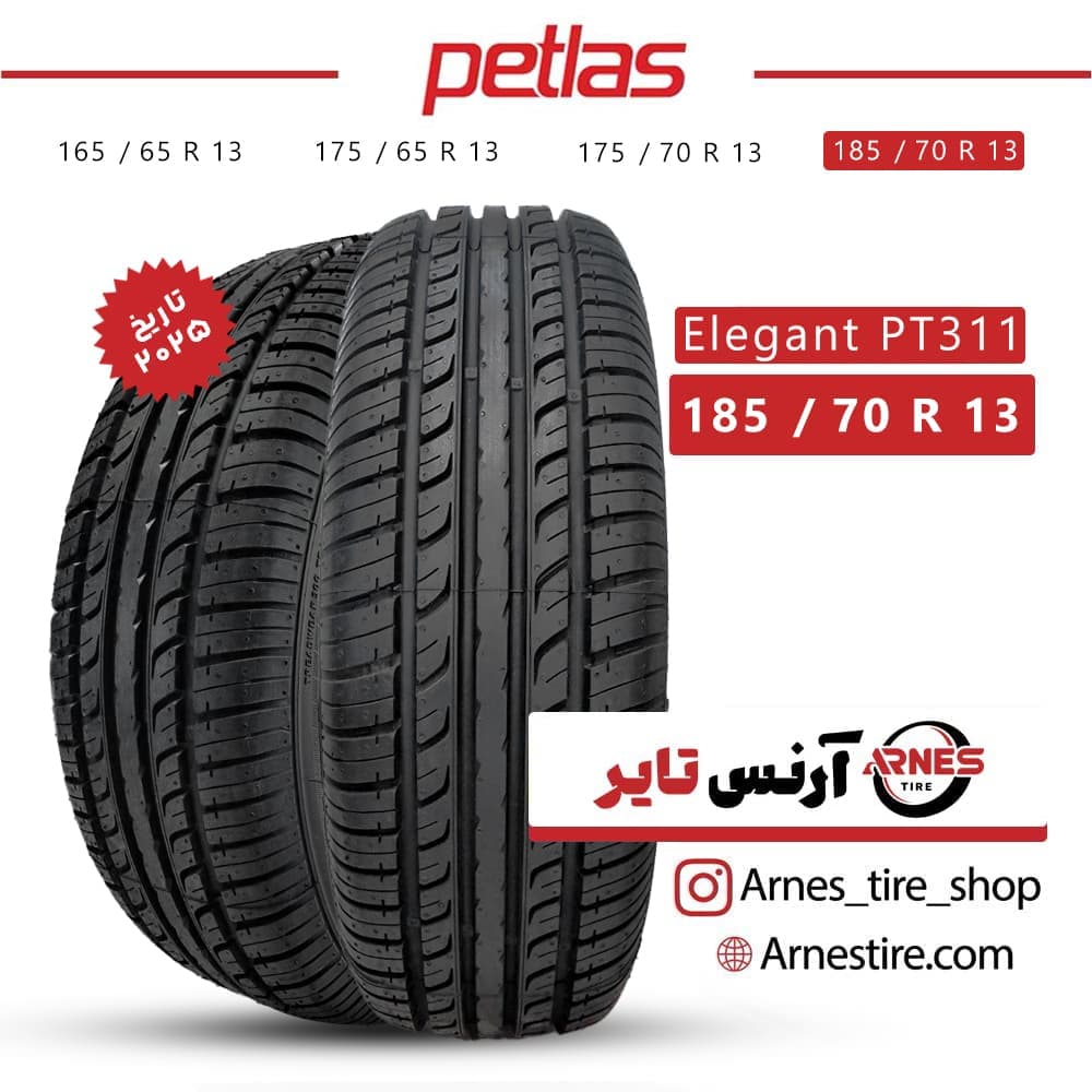 لاستیک پتلاس سایز 175/70R13 مدل Elegant PT311 — تصویر ۶