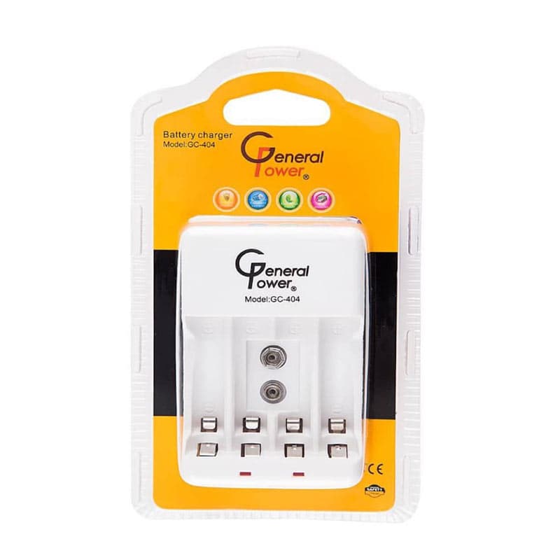 شارژر چند کاره دیواری GC-404 برند GENERAL POWER (قلمی، نیم قلمی، کتابی)