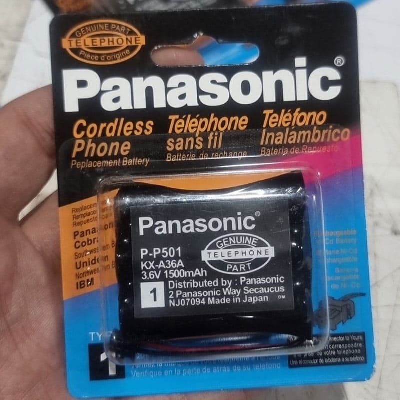 باتری شارژی تلفن بیسیم مدل P-P501 1500mAh — تصویر ۸