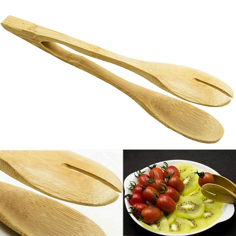 انبر سالاد چوبی وارداتی — تصویر ۸