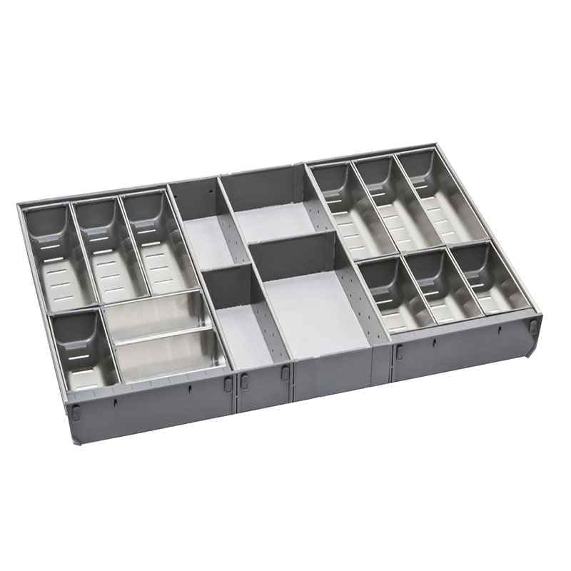 جای قاشق چنگال کشوی کابینتی استیل 9016 ملونی