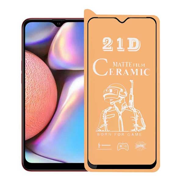 محافظ صفحه نمایش سرامیکی مات full cover SAMSUNG A10s