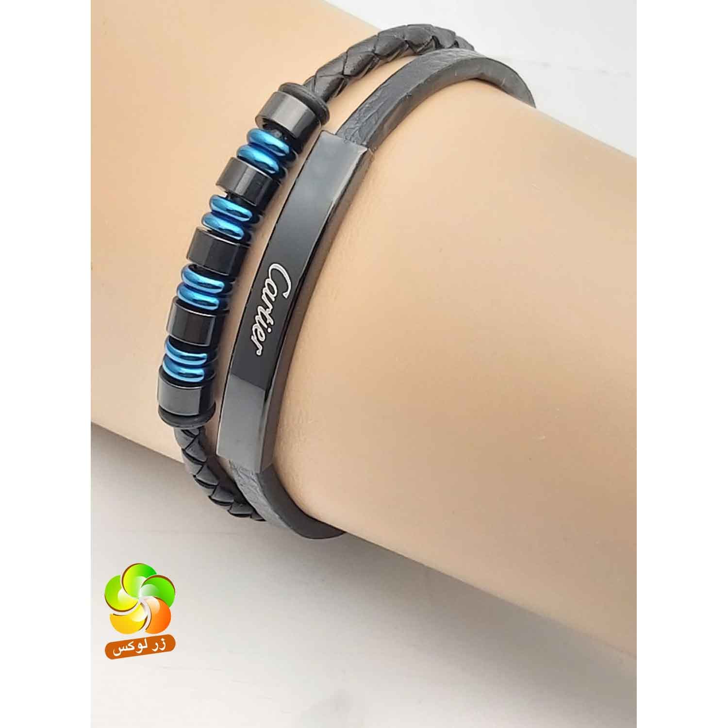 دستبند مردانه چرمی کارتیر