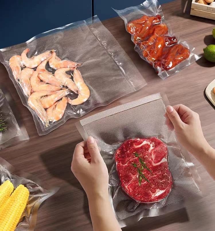 پلاستیک وکیوم موادغذایی 25×35 متوسط بسته 10 عددی — تصویر ۸