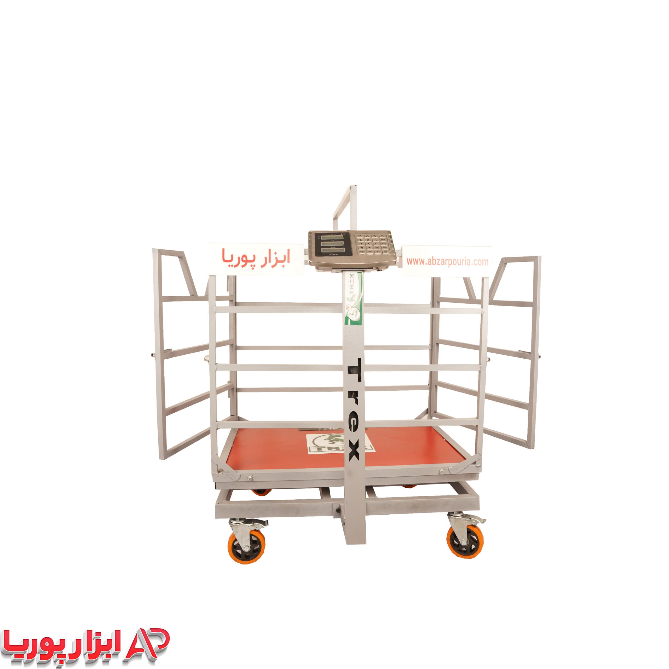 باسکول 500 کیلویی دامکش چرخ دار تیرکس T60/100 — تصویر ۴