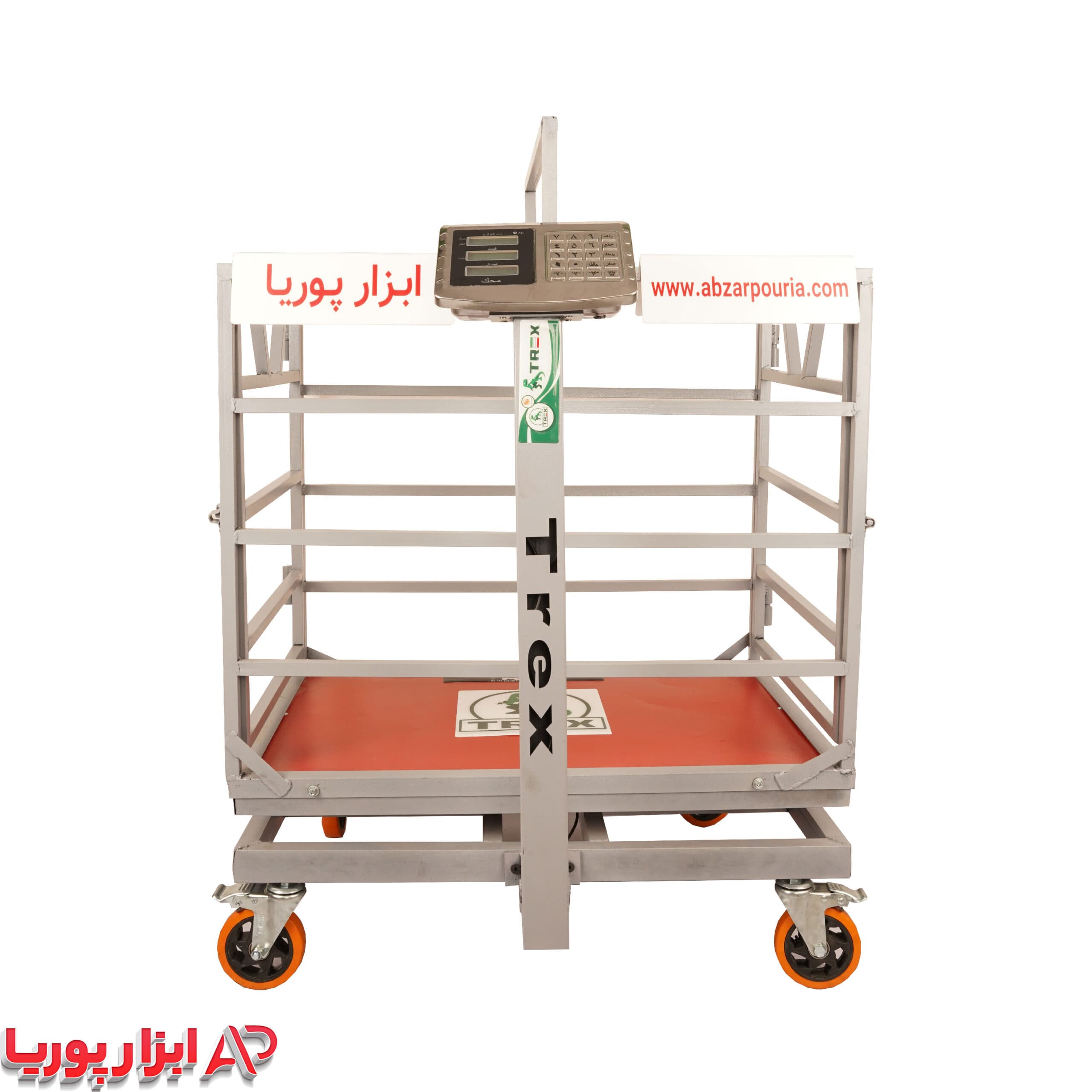 باسکول 500 کیلویی دامکش چرخ دار تیرکس T60/90 — تصویر ۹