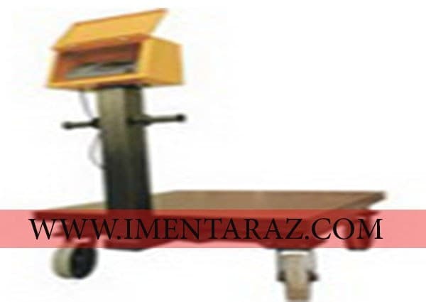 باسکول دیجیتال 1 تنی چرخ دار