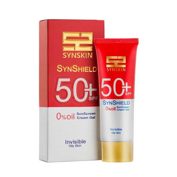 کرم ژل ضدآفتاب فاقد چربی ساین اسکین SYN SHIELD