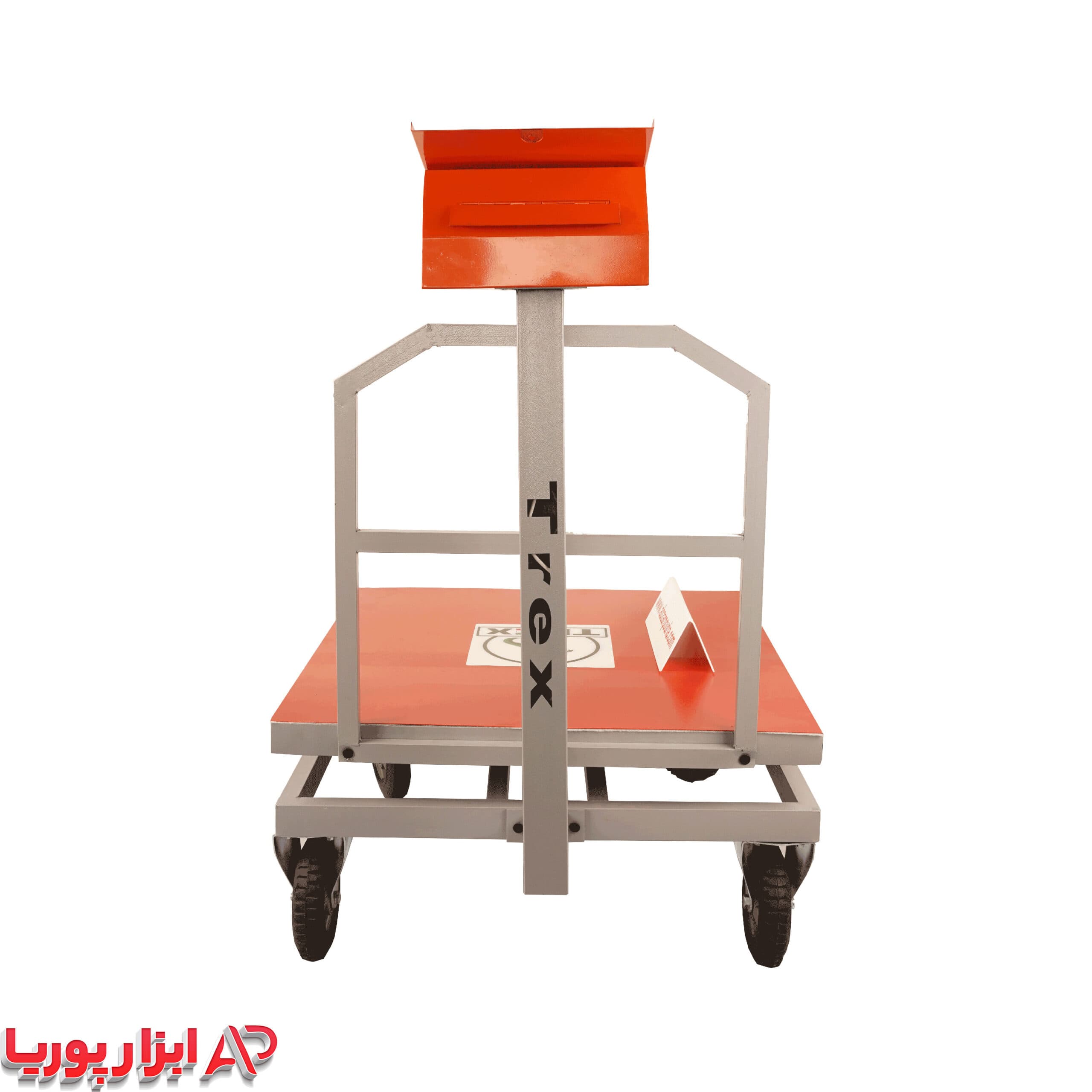 باسکول 700 کیلویی محک بدنه تیرکس 80*80 + چرخ صنعتی — تصویر ۴