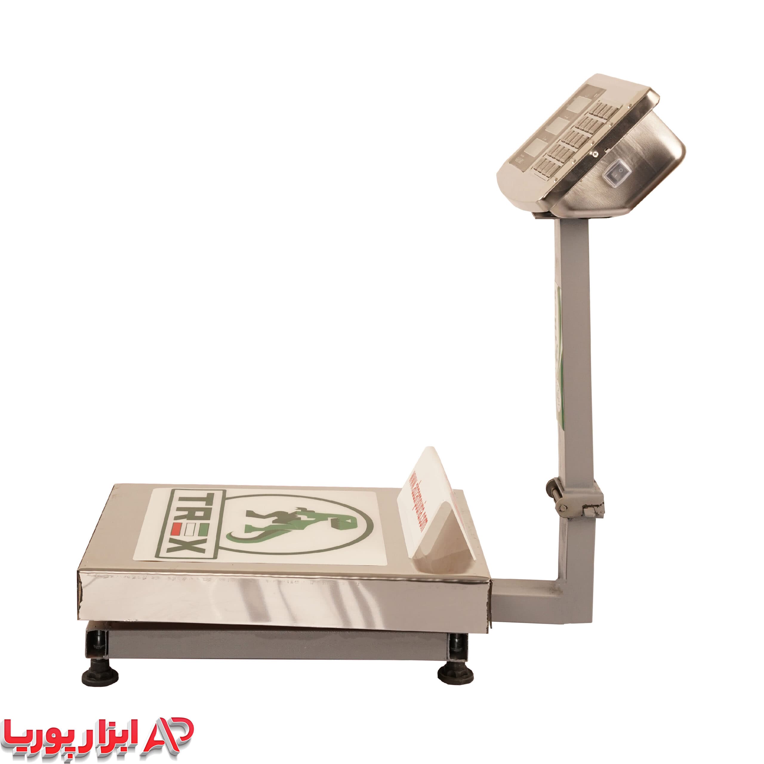 باسکول 200 کیلویی کمری بدنه تیرکس استیل 30*40 — تصویر ۹