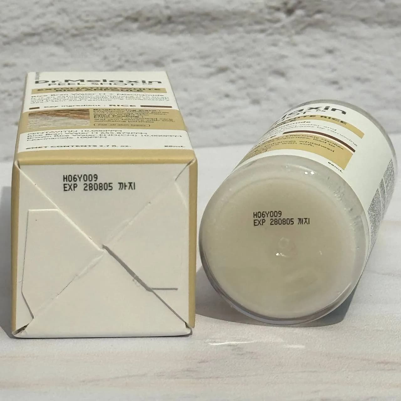 سرم برنج لایه‌بردار پیل شات دکتر ملاکسین 80 میل Dr.Melaxin Peel Shot Exfoliant White Rice Ampoule — تصویر ۷