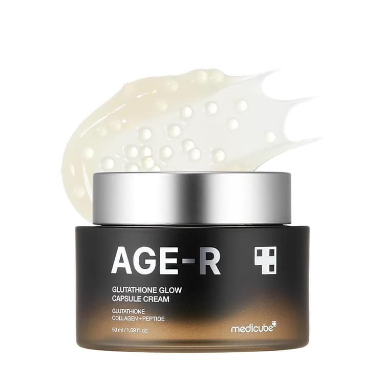 کرم کپسولی گلوتاتیون مدی کیوب مدل AGE-R حجم 50 میل