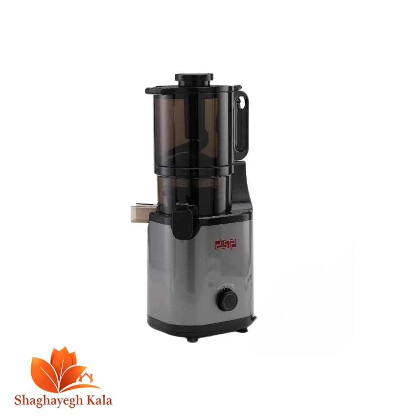 عصاره گیر دی اس پی مدل KJ3081 | آبمیوه‌گیری پرس سرد (Slow Juicer) با موتور ۳۰۰ واتی و دهانه ۱۴۰ میلی‌متری