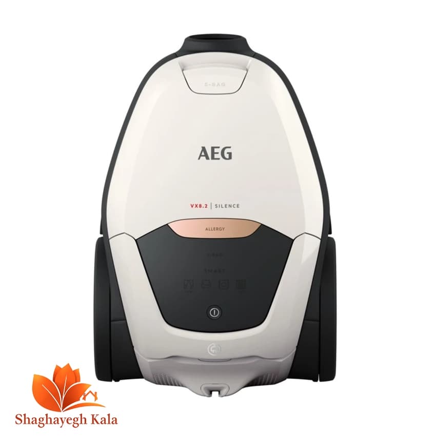 جاروبرقی کیسه‌دار آ ا گ مدل VX82-1-ALR | جاروبرقی ۲۲۰۰ وات با فناوری SmartMode و فیلتر Allergy Plus