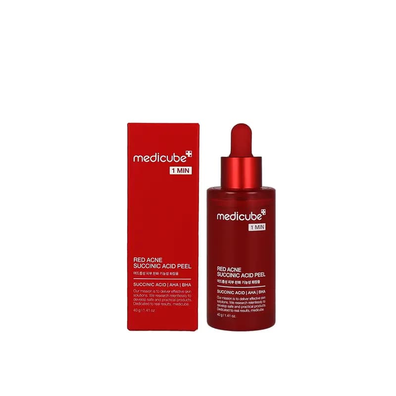 سرم پیلینگ ضدجوش مدی کیوب Medicube Red Acne Succinic Acid Peel — تصویر ۲