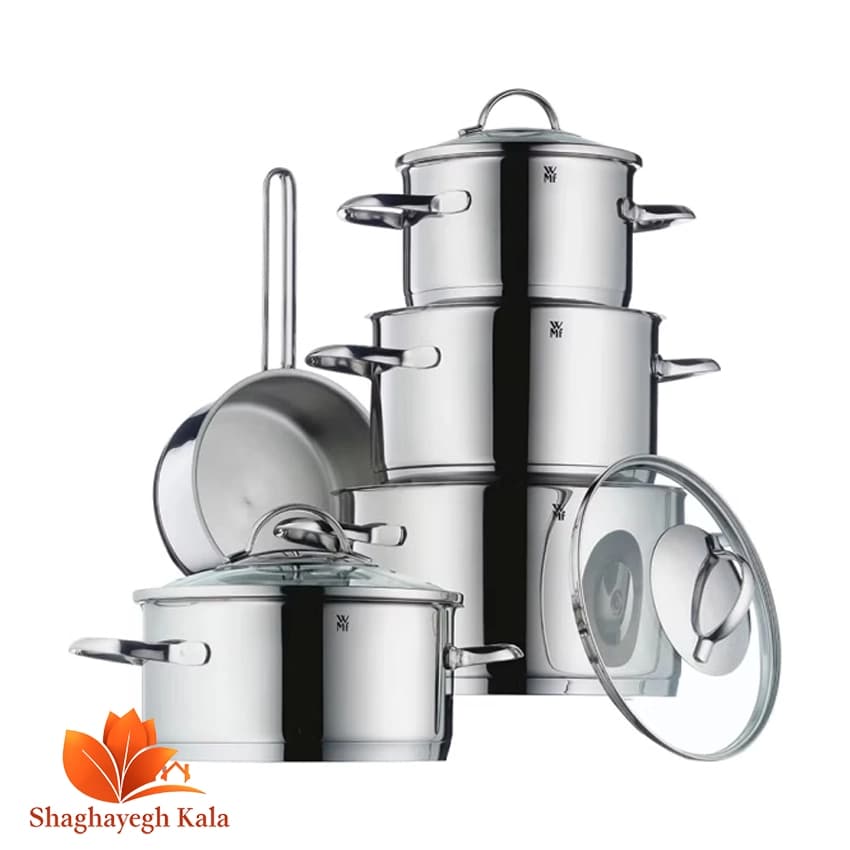 سرویس قابلمه دبلیو ام اف مدل Provence Plus ۹ پارچه استیل – بهترین انتخاب برای آشپزی حرفه‌ای