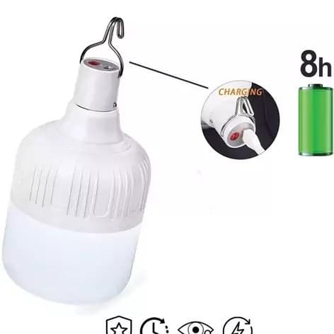 چراغ اضطراری شارژی مدل LED 100W — تصویر ۹