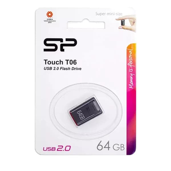 فلش مموری سیلیکون پاور مدل Touch T06 ظرفیت 64 گیگابایت