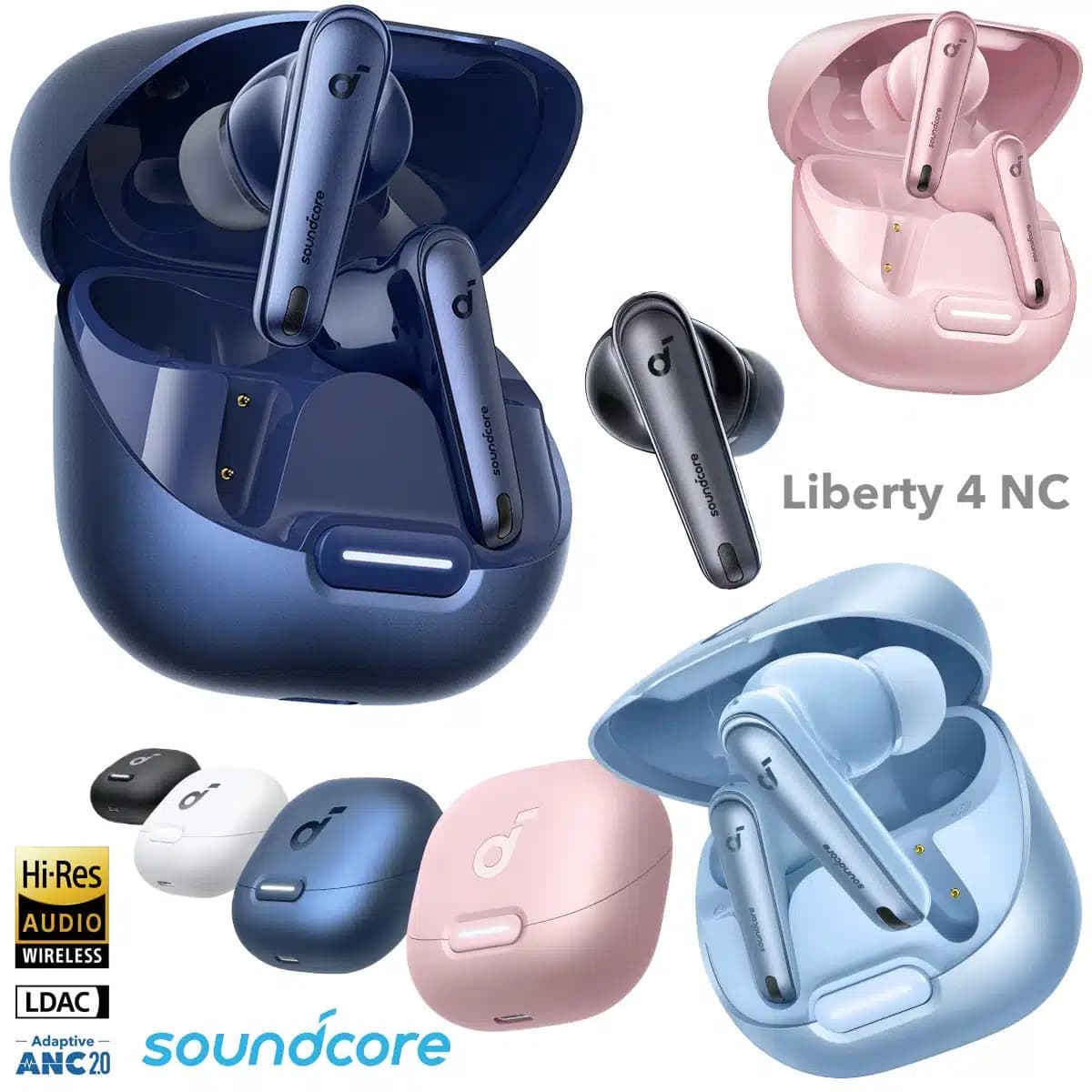 ایرپاد بلوتوثی انکر مدل liberty 4nc Soundcore — تصویر ۵