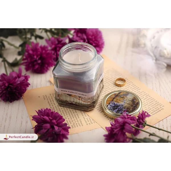 شمع شات آکواریومی لوندر