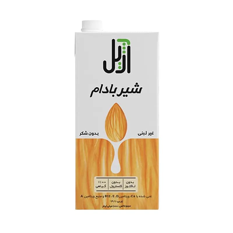 شیر بادام آژیل یک لیتری — تصویر ۲