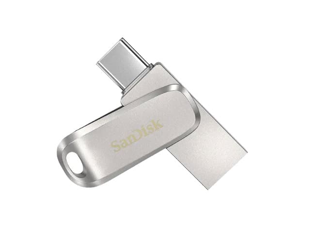 فلش مموری 128 گیگابایت سن دیسک مدل Dual Drive Luxe