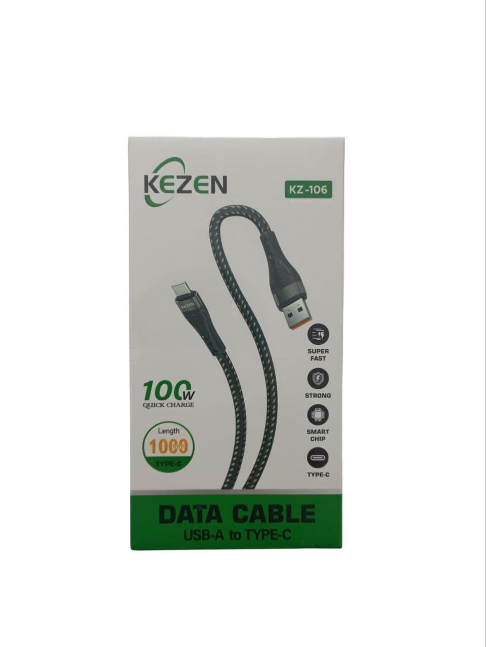 کابل شارژ KezenUSB‑A به USB‑C
