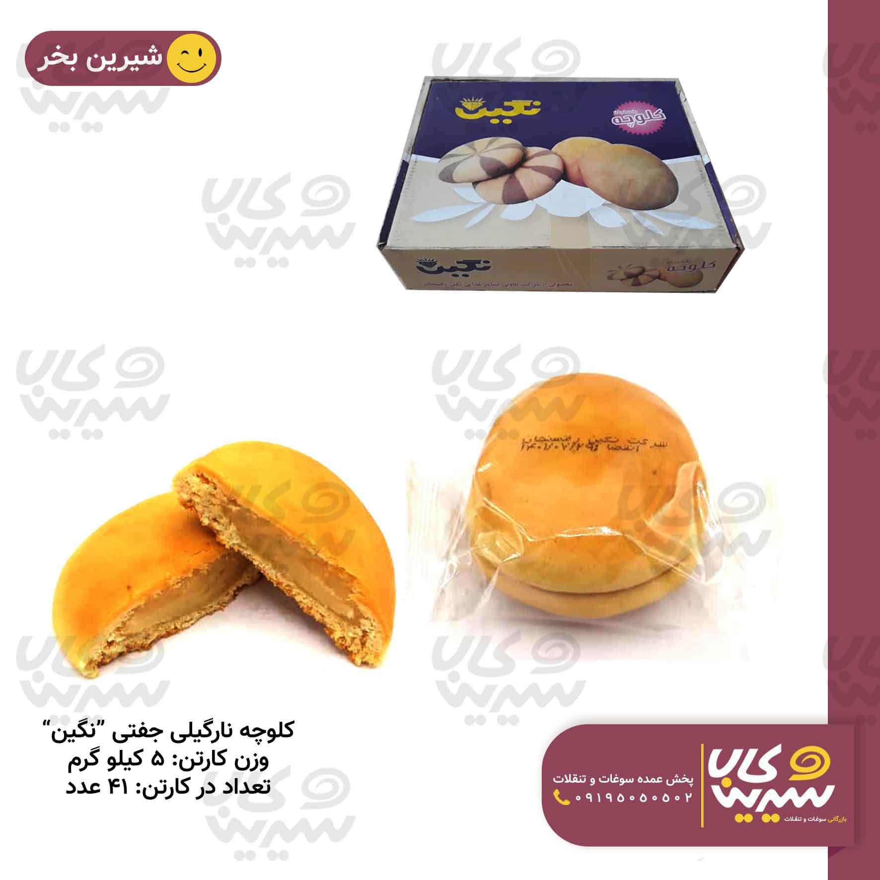 کلوچه نارگیلی جفتی “نگین”