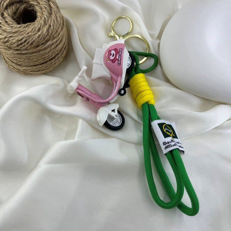 آویز کیف چارم بگ جاکلیدی مدل موتور کد J4183 — تصویر ۳