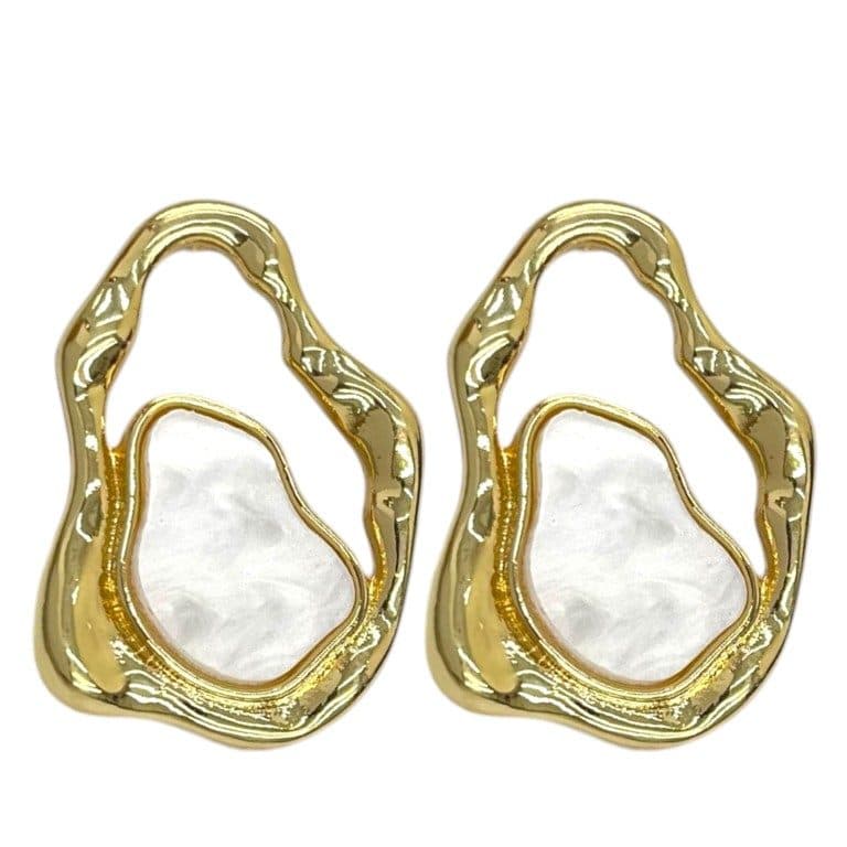 گوشواره زنانه مدل مینیمال رزین E6563