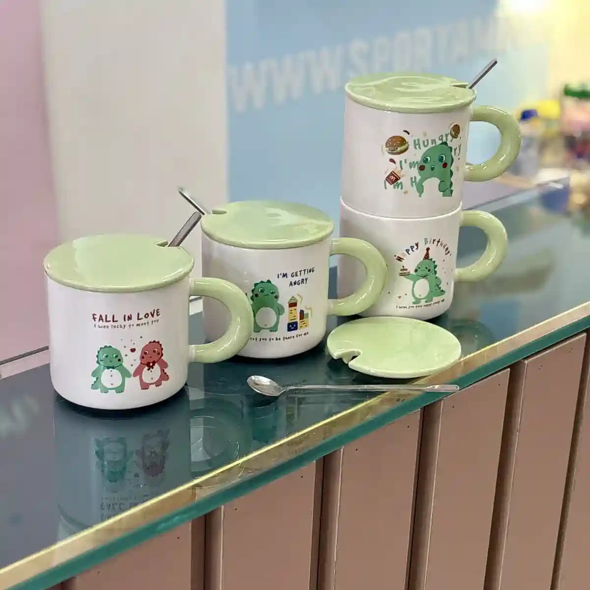ماگ سرامیکی دایناسور — تصویر ۴
